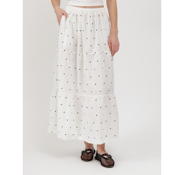Brunette The Label Poplin Long Skirt