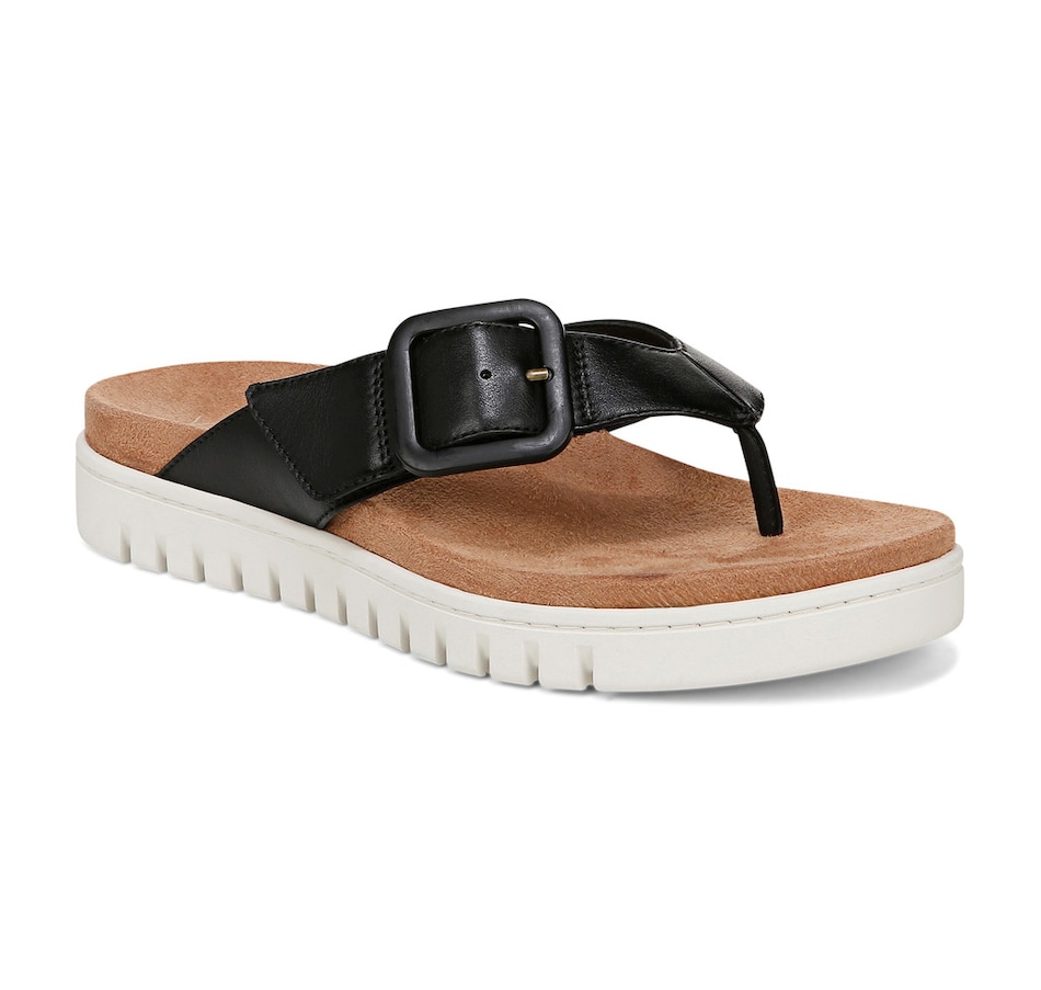 Image 203404_BLK.jpg, Product 203-404 / Price $64.33, Vionic Journey Uptown Marin Toe Post Sandal from Vionic on TSC.ca's Shoes department