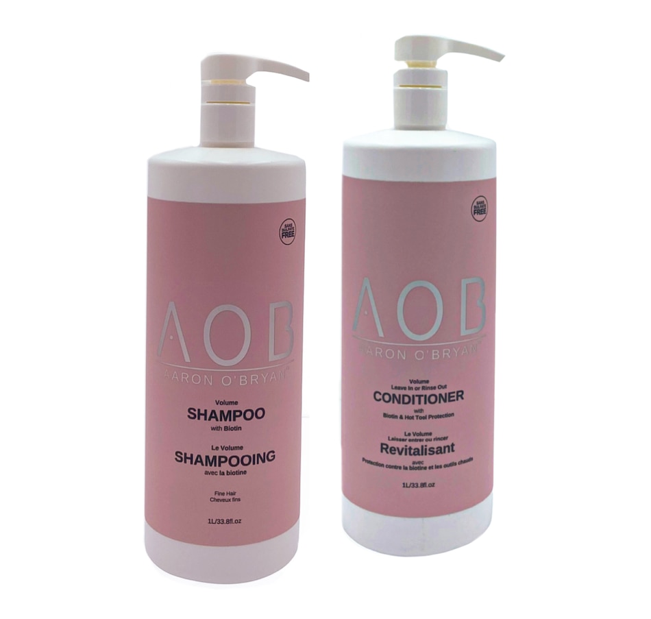 Image 203546.jpg, Product 203-546 / Price $170.00, AOB Volume Shampoo & Conditioner Duo (1L) from AOB on TSC.ca's Beauty department
