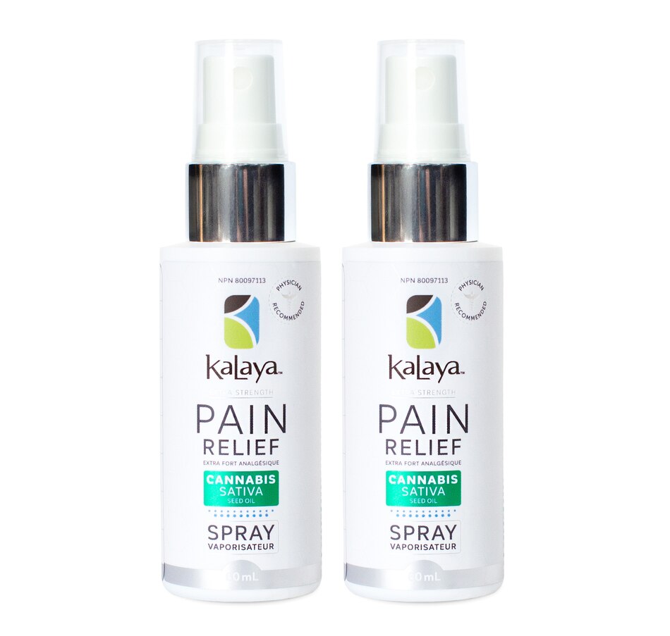 Image 203552.jpg, Product 203-552 / Price $34.00, Kalaya Extra Strength Pain Relief Spray with Cannabis Sativa Seed Oil Duo from Kalaya on TSC.ca's Health & Fitness department