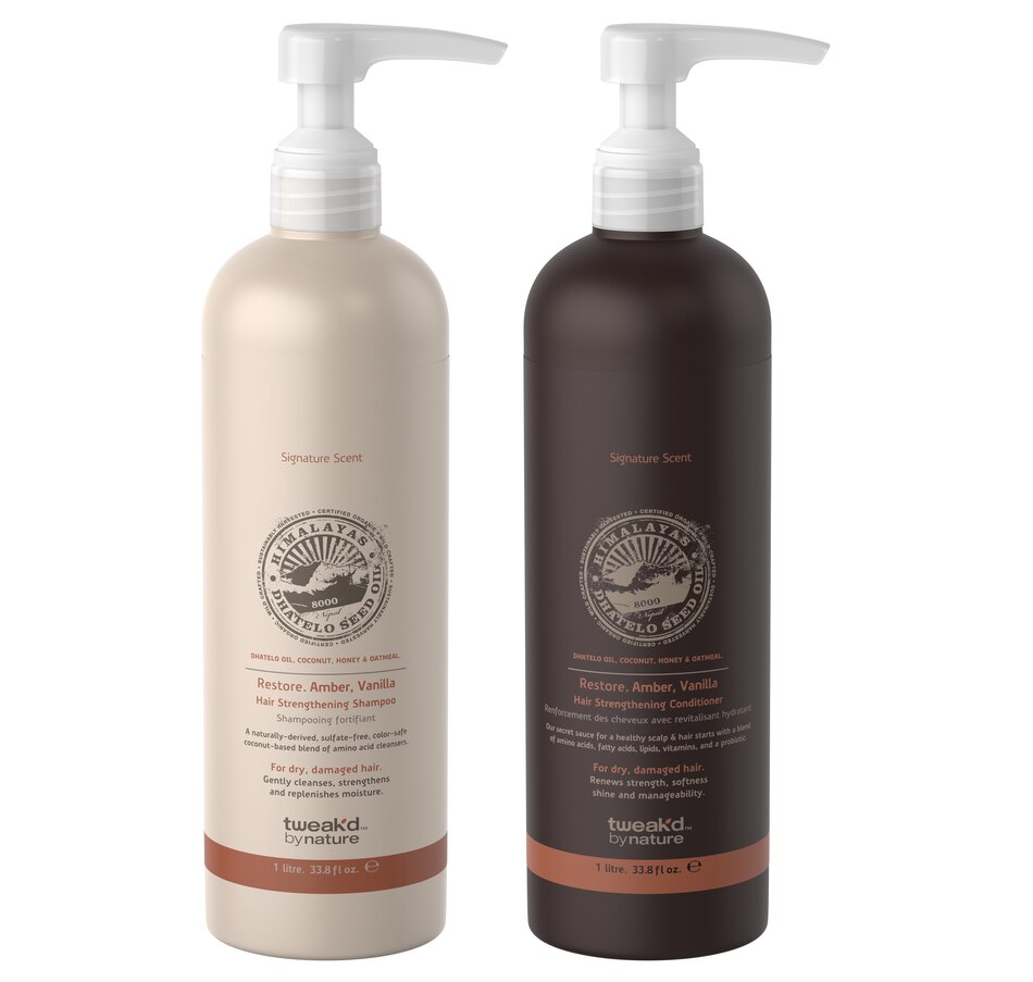 Image 203654_ALTMORE1.jpg, Product 203-654 / Price $135.00, Tweak'd by Nature Restore Balm Shampoo & Conditioner Set from Tweak'd by Nature on TSC.ca's Beauty department