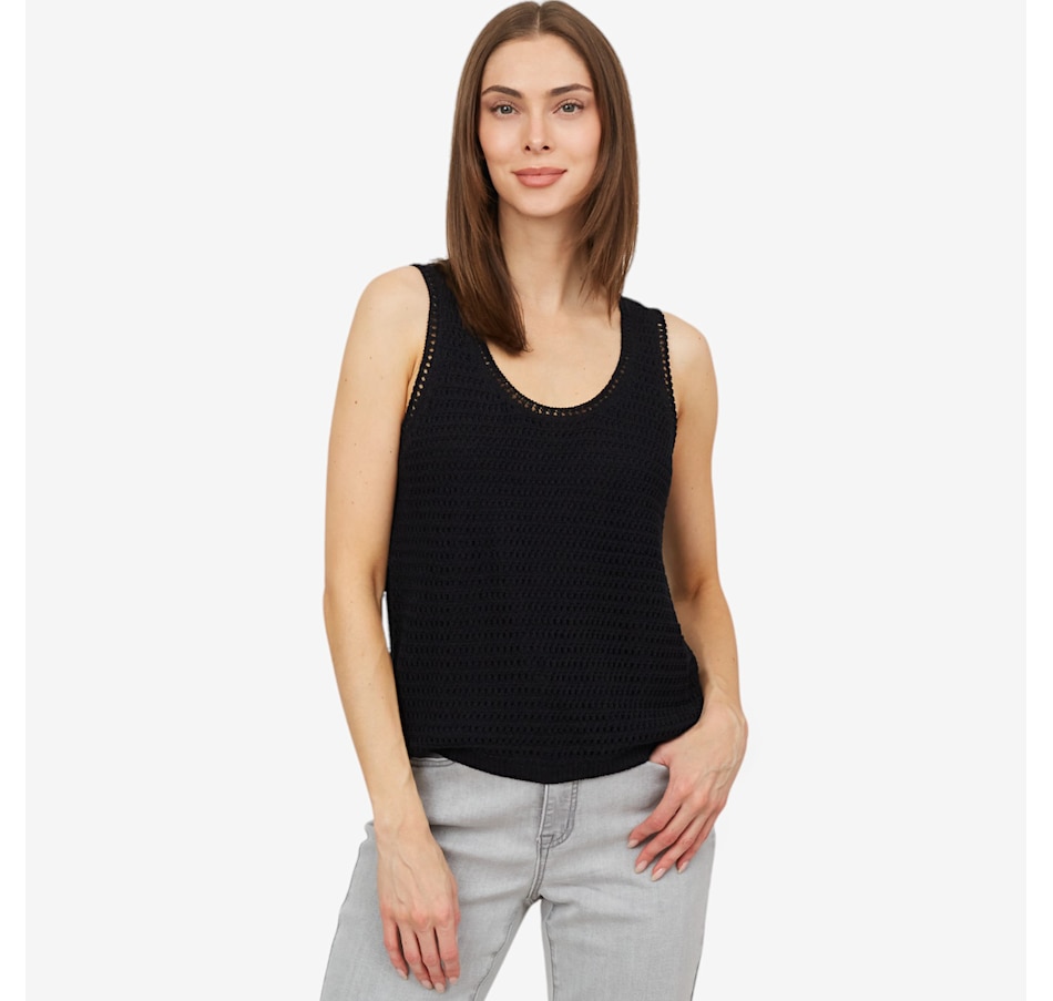 Image 204006_BLK.jpg, Product 204-006 / Price $29.33, claudia ev Sleeveless Knit Top from claudia ev on TSC.ca's Fashion department