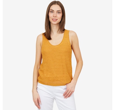Product 204-006 / Price $59.88 , claudia ev Sleeveless Knit Top