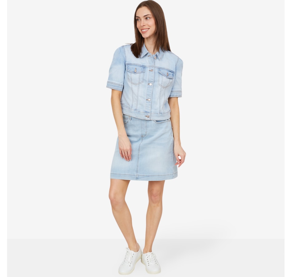 Image 204008_ALTMORE3.jpg, Product 204-008 / Price $39.33, claudia ev Elbow Sleeve Denim Jacket from claudia ev on TSC.ca's Fashion department