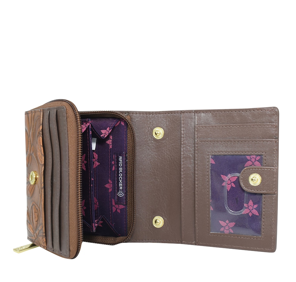 Image 204401_ALTMORE8.jpg, Product 204-401 / Price $89.88, Anuschka Small Two-Fold Sling Crossbody Organizer from Anuschka Handbags on TSC.ca's Fashion department