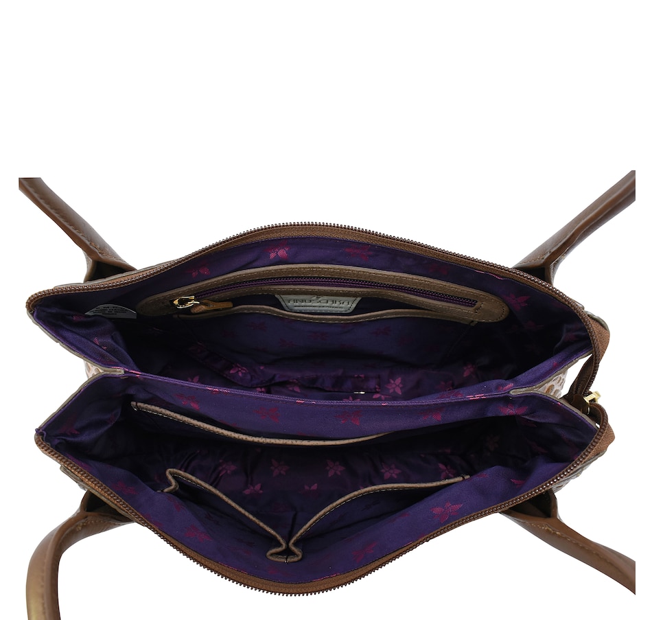 Image 204402_ALTMORE9.jpg, Product 204-402 / Price $199.33, Anuschka Double Compartment Satchel from Anuschka Handbags on TSC.ca's Fashion department