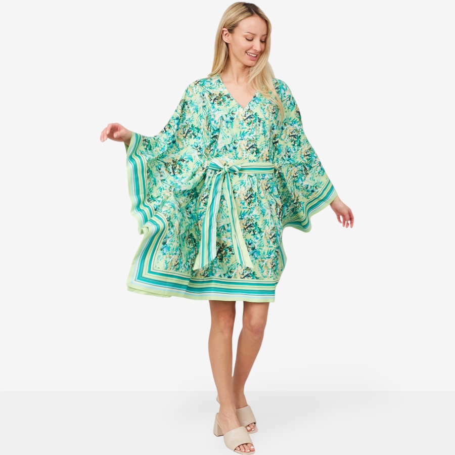 Image 204487_ALTMORE3.jpg, Product 204-487 / Price $29.33, Badgley Mischka Micah Caftan Dress with Tie-Through Sash Belt from Badgley Mischka on TSC.ca's Fashion department