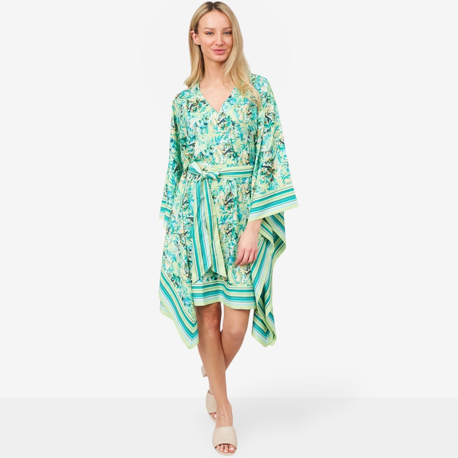 Image 204487_KIWFL.jpg, Product 204-487 / Price $29.33, Badgley Mischka Micah Caftan Dress with Tie-Through Sash Belt from Badgley Mischka on TSC.ca's Fashion department