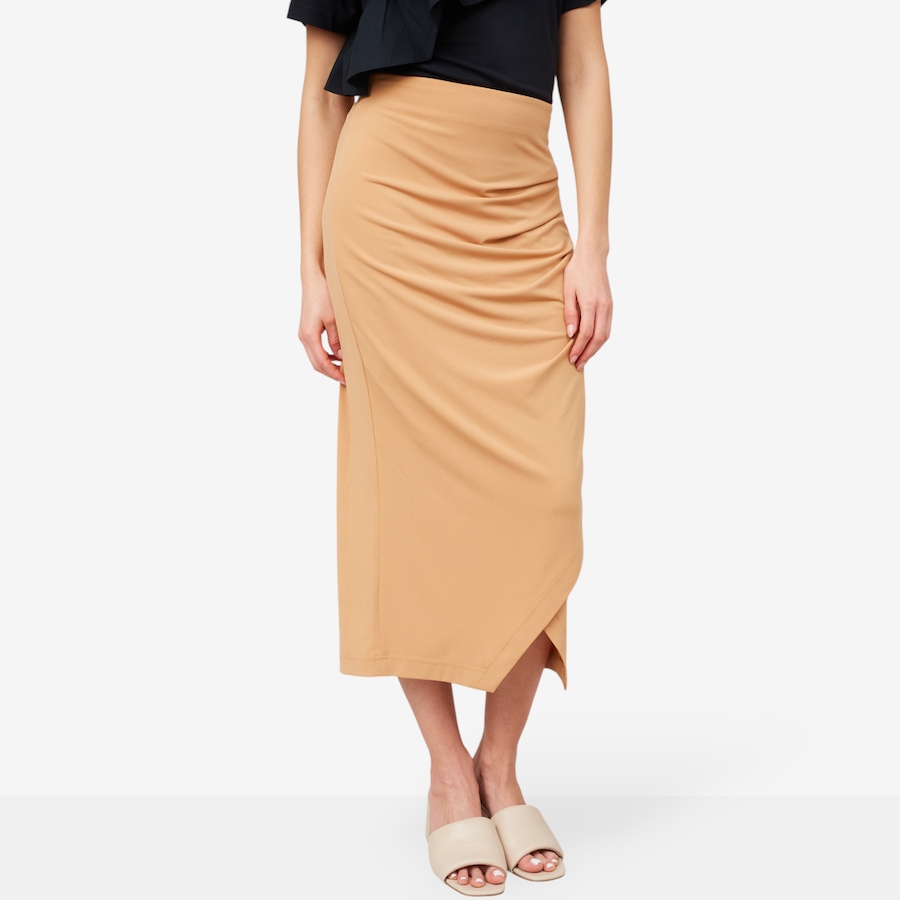 Image 204492_BCU.jpg, Product 204-492 / Price $29.33, Badgley Mischka Ruched Side Drape Skirt from Badgley Mischka on TSC.ca's Fashion department