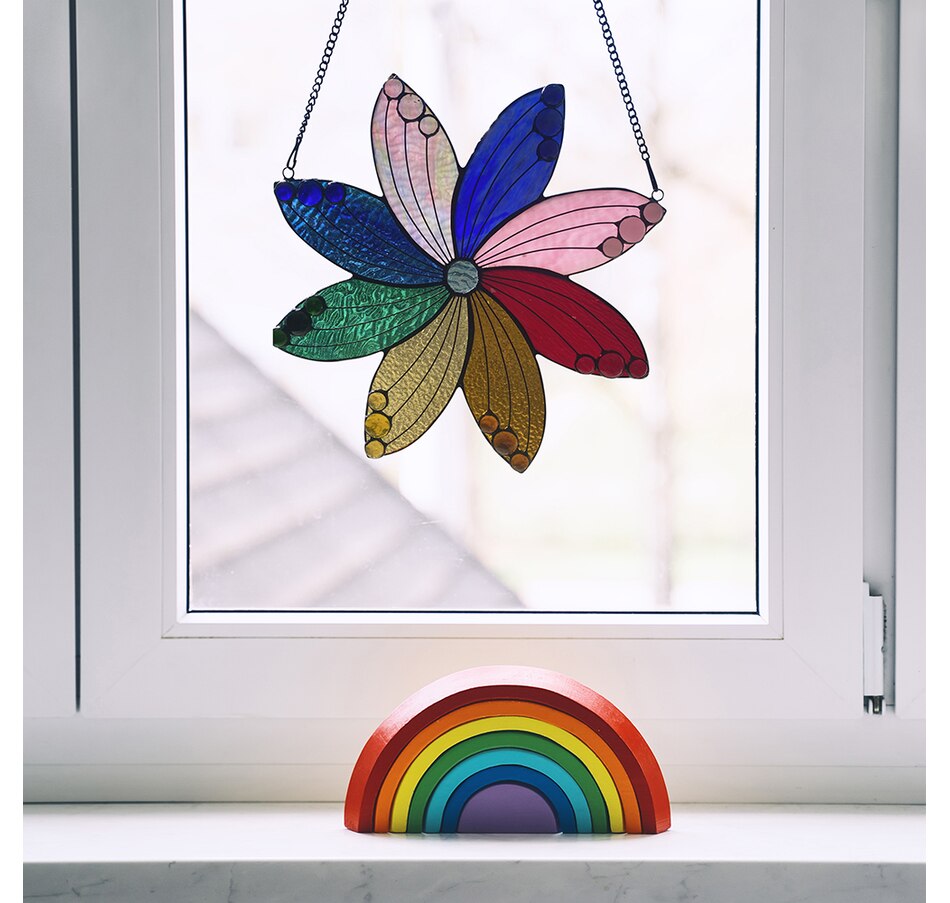 Pinwheel Window Display Tiffany Style Pinwheel Panel - TSC.ca