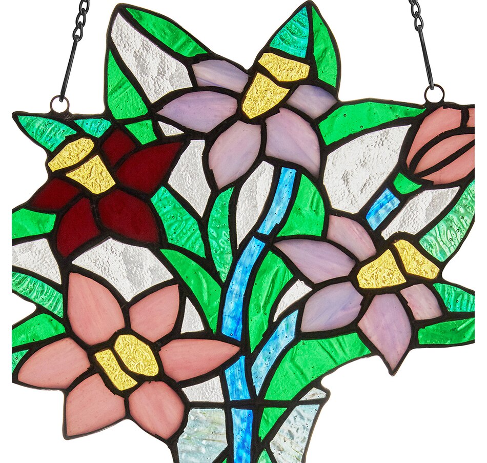 Home & Garden Décor Window Treatments Tiffany Style Flower Vase