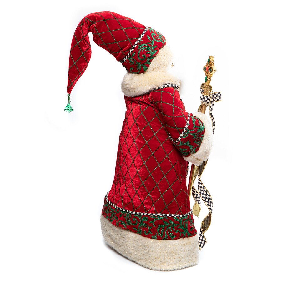 Image 205156_ALTMORE1.jpg, Product 205-156 / Price $265.00, MacKenzie-Childs Christmas Magic Santa With Staff from MacKenzie Childs on TSC.ca's Home & Garden department