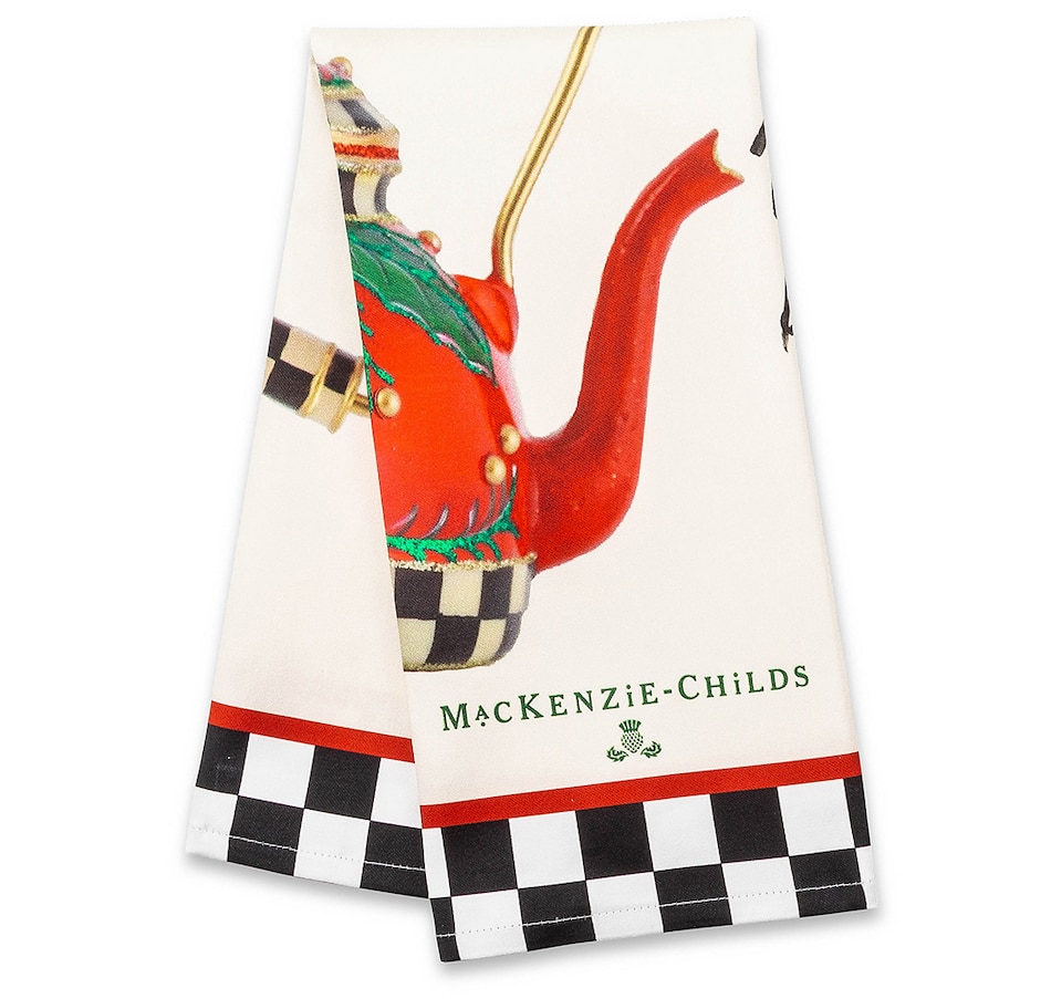 Image 205167_ALTMORE1.jpg, Product 205-167 / Price $25.00, MacKenzie-Childs Put on the Kettle Dish Towel from MacKenzie Childs on TSC.ca's Home & Garden department