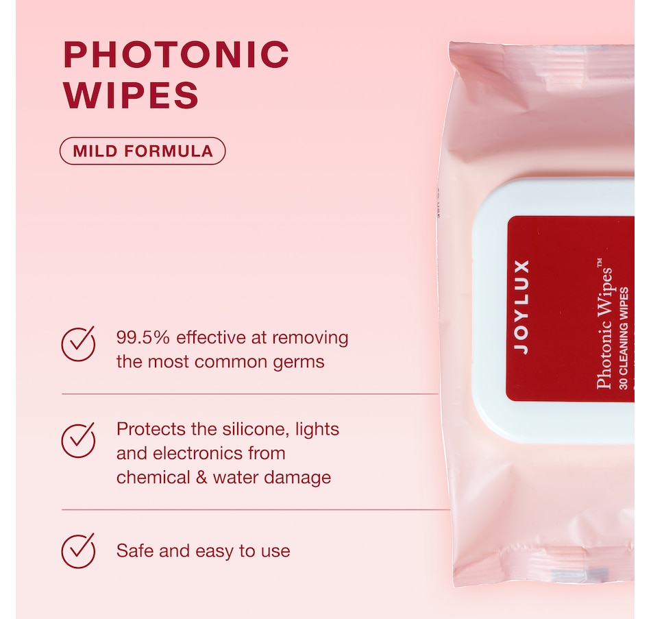 Image 205449_ALTMORE3.jpg, Product 205-449 / Price $17.00, Photonic Wipes Device Cleaning Wipes from Joylux on TSC.ca's Health & Fitness department