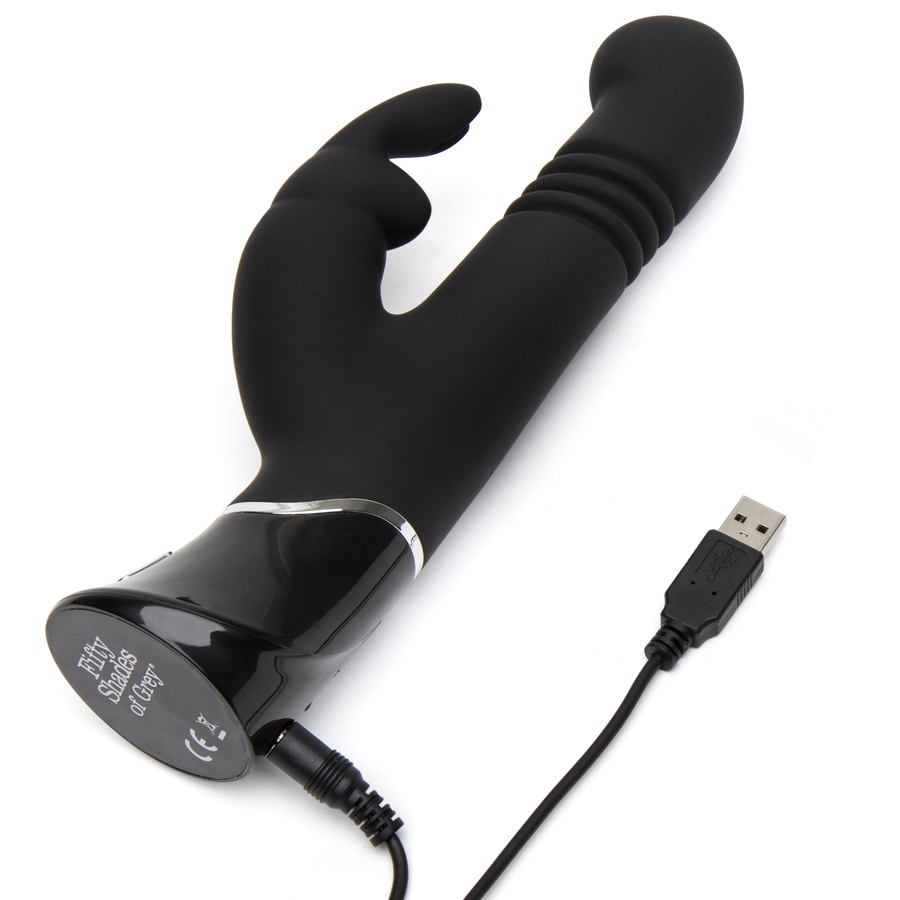 Image 205463_ALTMORE2.jpg, Product 205-463 / Price $157.95, Fifty Shades of Grey Greedy Girl Rechargeable Thrusting G-Spot Rabbit Vibrator from Lovehoney on TSC.ca's Sexual Wellness department