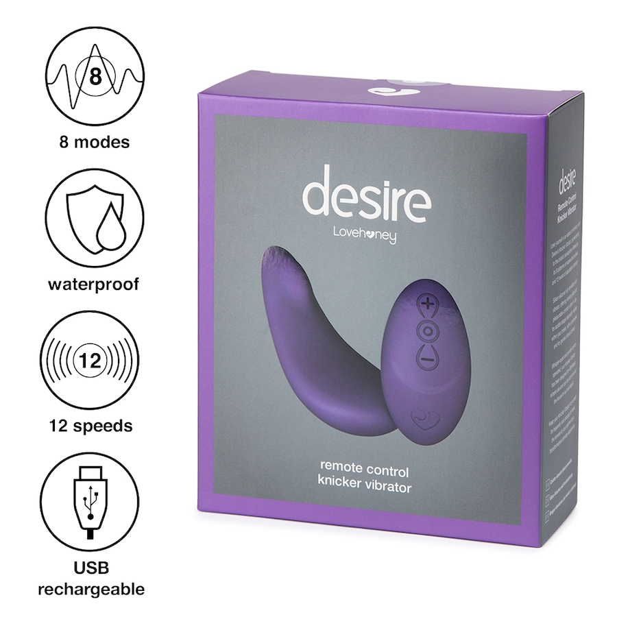 Image 205477_ALTMORE3.jpg, Product 205-477 / Price $120.95, Lovehoney Desire Luxury Rechargeable Remote Control Knicker Vibrator from Lovehoney on TSC.ca's Sexual Wellness department