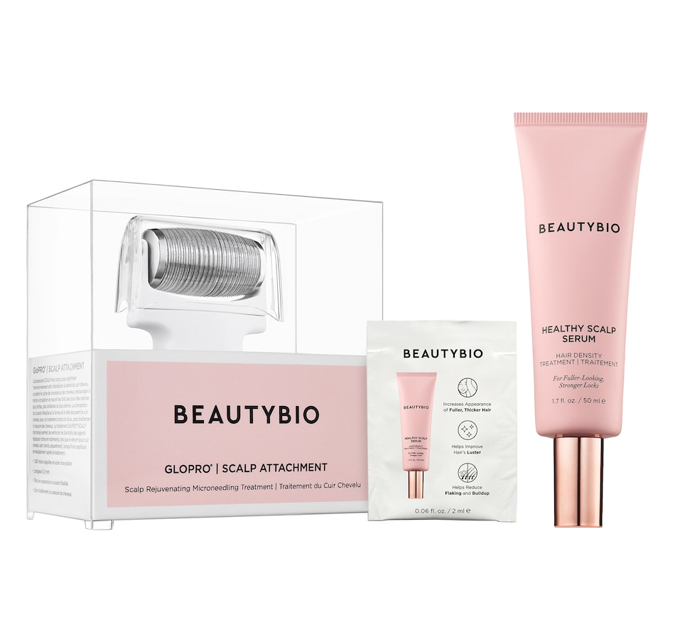 Image 205905.jpg, Product 205-905 / Price $125.00, BeautyBio GloPRO Scalp Attachment in White + Scalp Serum - 90-Day Auto Delivery from BEAUTYBIO on TSC.ca's Beauty department