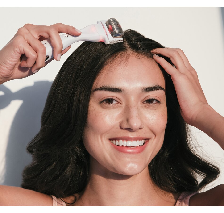 Image 205905_ALTMORE3.jpg, Product 205-905 / Price $125.00, BeautyBio GloPRO Scalp Attachment in White + Scalp Serum - 90-Day Auto Delivery from BEAUTYBIO on TSC.ca's Beauty department