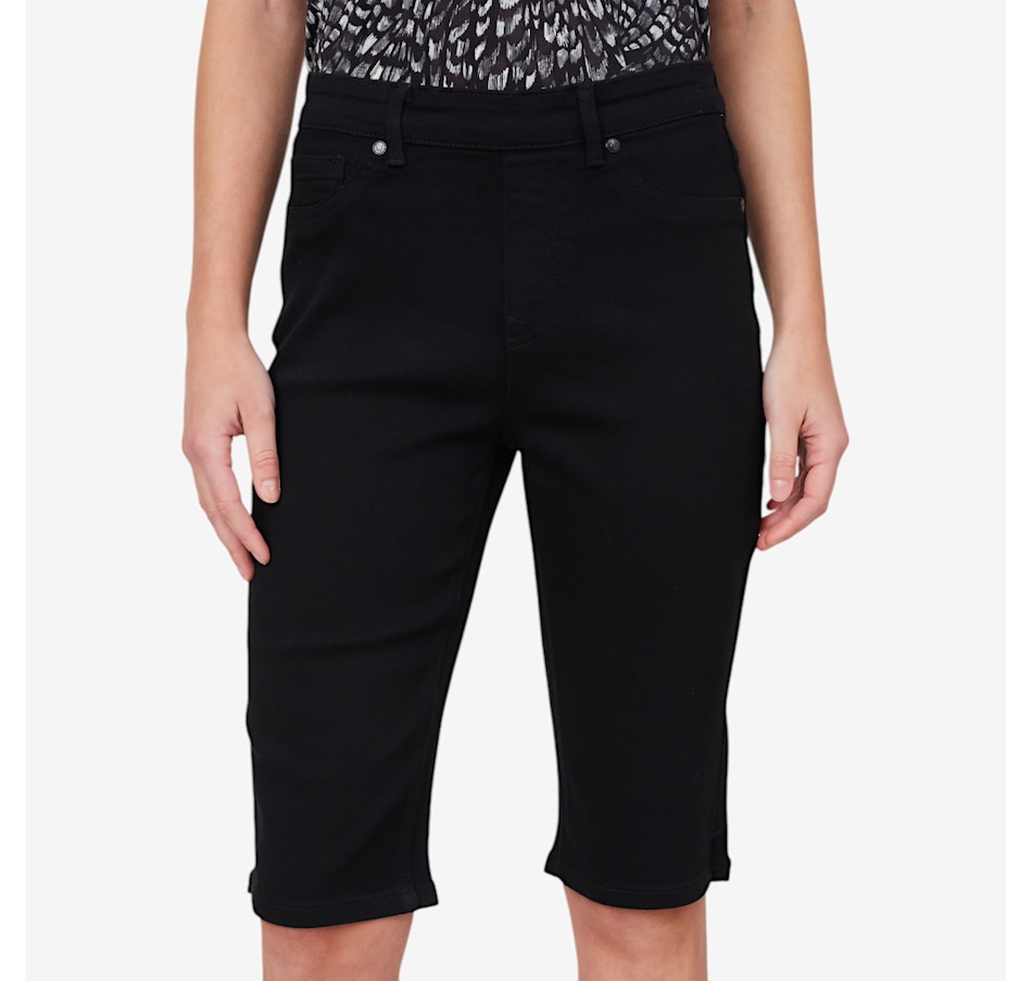 Image 206000_BLK.jpg, Product 206-000 / Price $79.99, Diane Gilman Virtual Stretch Pull On Bermuda Short from DG2 by Diane Gilman on TSC.ca's Clothing & Shoes department