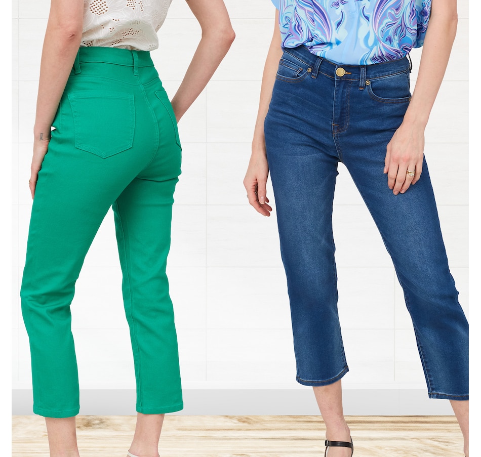 Image 206001_ALTMORE100.jpg, Product 206-001 / Price $29.33, Diane Gilman Virtual Stretch Straight Leg Crop Jean from DG2 by Diane Gilman on TSC.ca's Fashion department