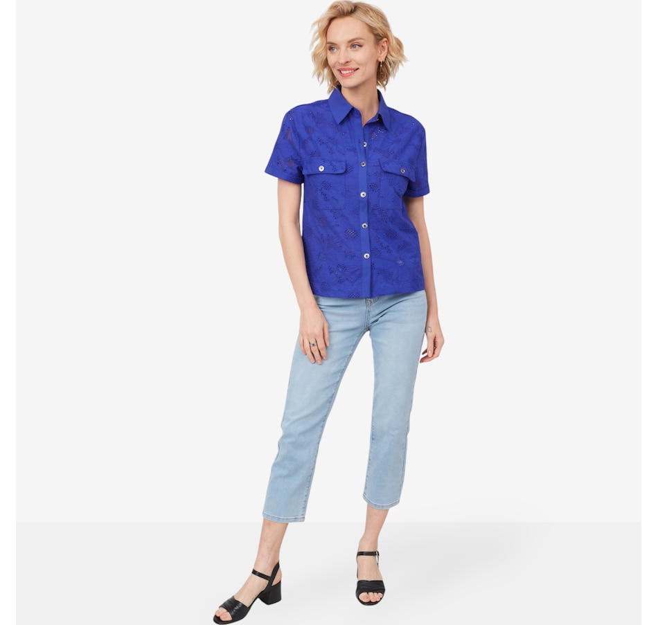 Image 206001_ALTMORE3.jpg, Product 206-001 / Price $29.33, Diane Gilman Virtual Stretch Straight Leg Crop Jean from DG2 by Diane Gilman on TSC.ca's Fashion department