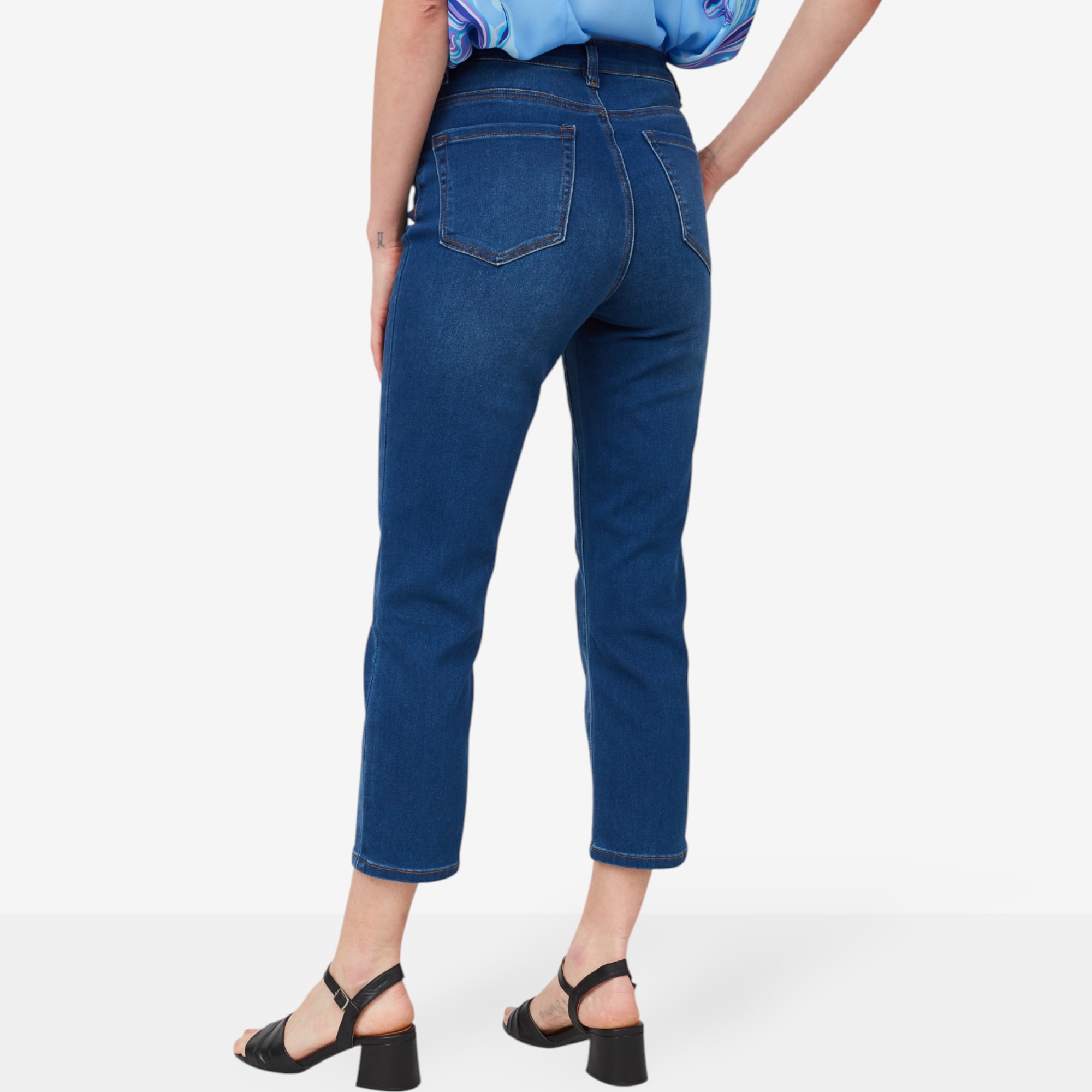 Diane Gilman Virtual Stretch Straight Leg Crop Jean - TSC.ca