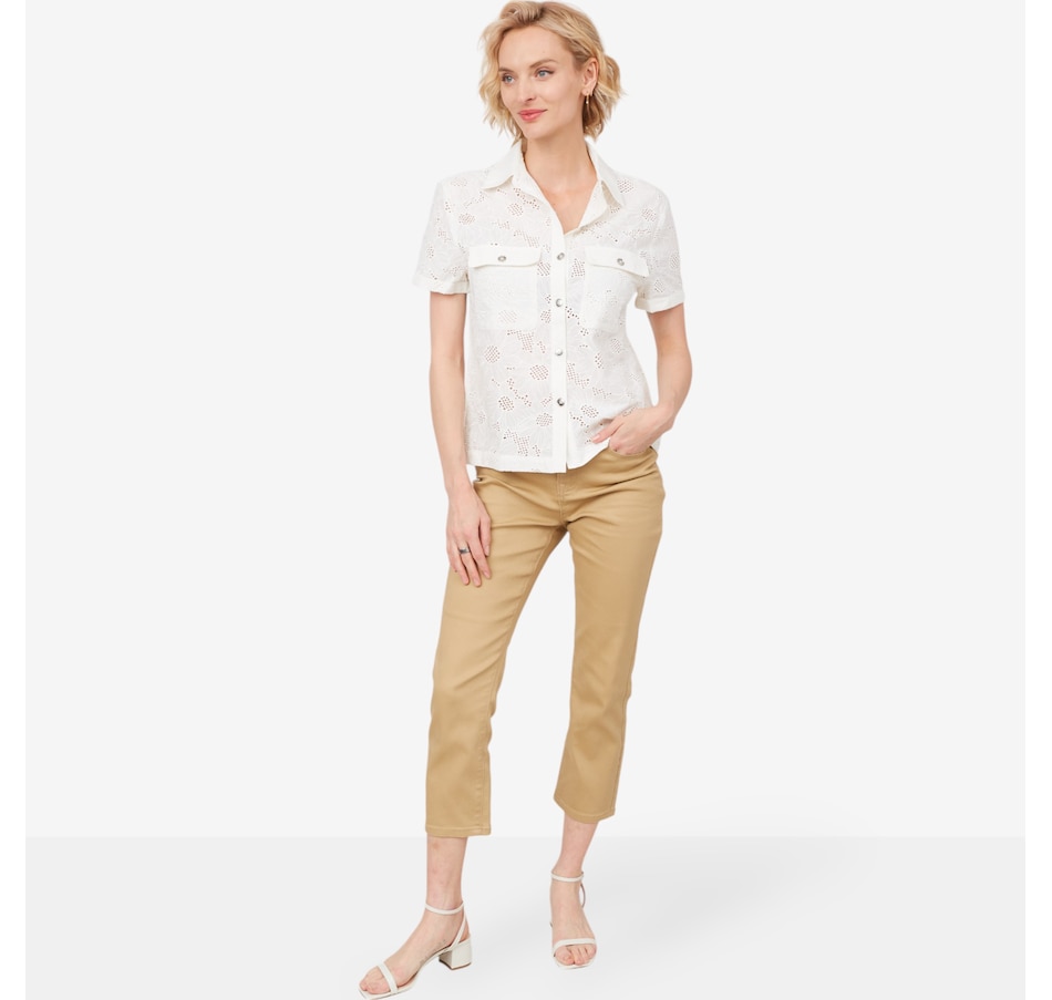 Image 206001_ALTMORE8.jpg, Product 206-001 / Price $29.33, Diane Gilman Virtual Stretch Straight Leg Crop Jean from DG2 by Diane Gilman on TSC.ca's Fashion department