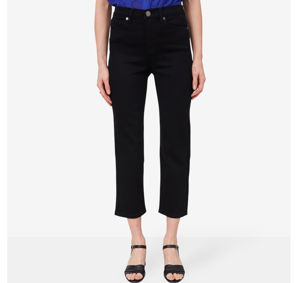 Image 206001_BLK.jpg, Product 206-001 / Price $29.33, Diane Gilman Virtual Stretch Straight Leg Crop Jean from DG2 by Diane Gilman on TSC.ca's Fashion department
