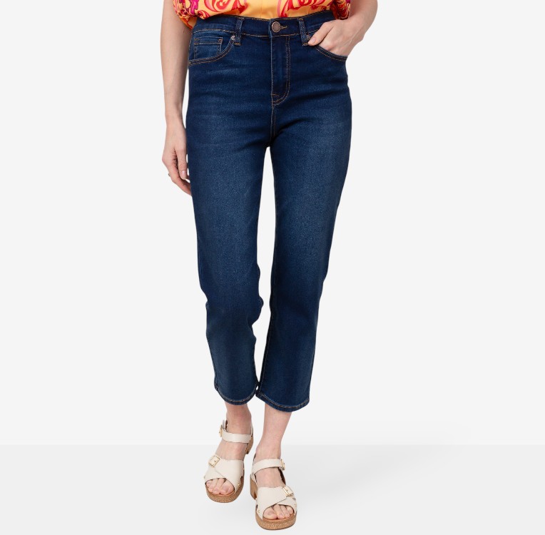 Diane Gilman Virtual Stretch Straight Leg Crop Jean - TSC.ca
