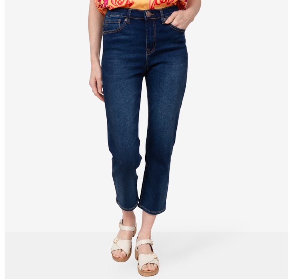 Image 206001_ID.jpg, Product 206-001 / Price $29.33, Diane Gilman Virtual Stretch Straight Leg Crop Jean from DG2 by Diane Gilman on TSC.ca's Fashion department