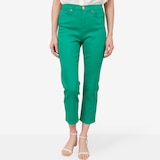 Diane Gilman Virtual Stretch Straight Leg Crop Jean