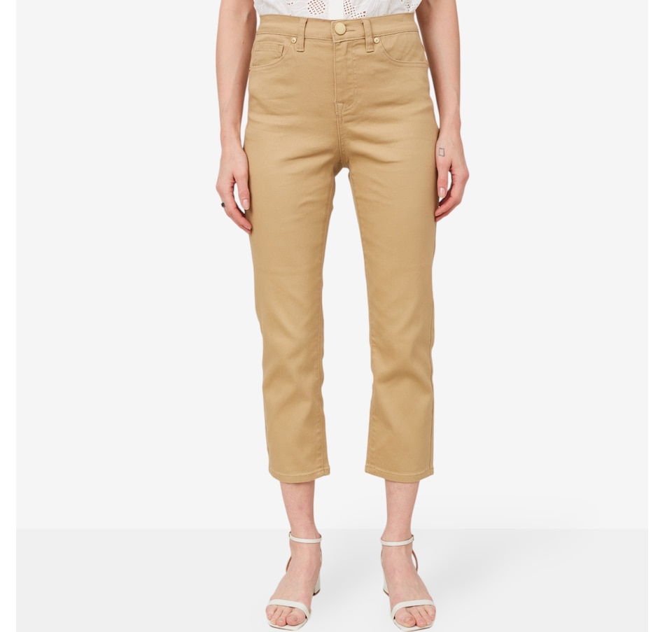 Image 206001_WH.jpg, Product 206-001 / Price $29.33, Diane Gilman Virtual Stretch Straight Leg Crop Jean from DG2 by Diane Gilman on TSC.ca's Fashion department