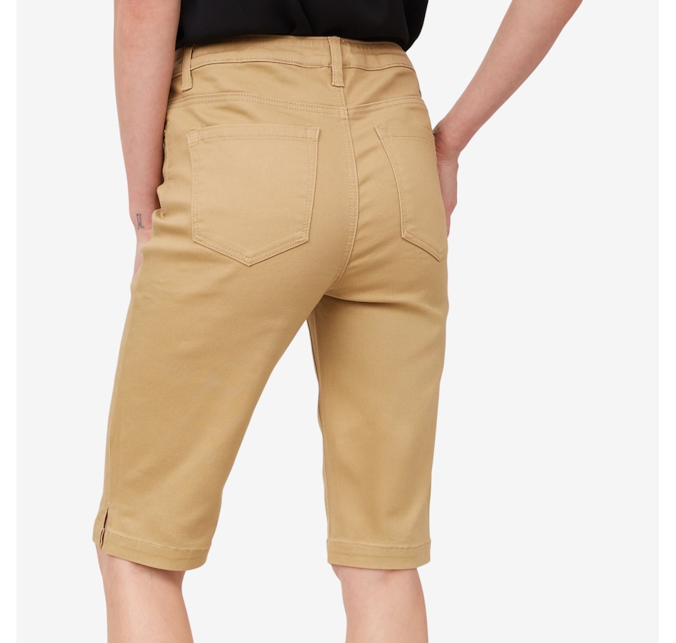 Image 206014_ALTMORE2.jpg, Product 206-014 / Price $24.33, Diane Gilman Faux Button Fly Bermuda from DG2 by Diane Gilman on TSC.ca's Fashion department