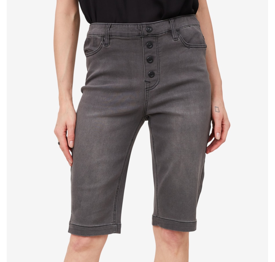 Image 206014_BLK.jpg, Product 206-014 / Price $24.33, Diane Gilman Faux Button Fly Bermuda from DG2 by Diane Gilman on TSC.ca's Fashion department