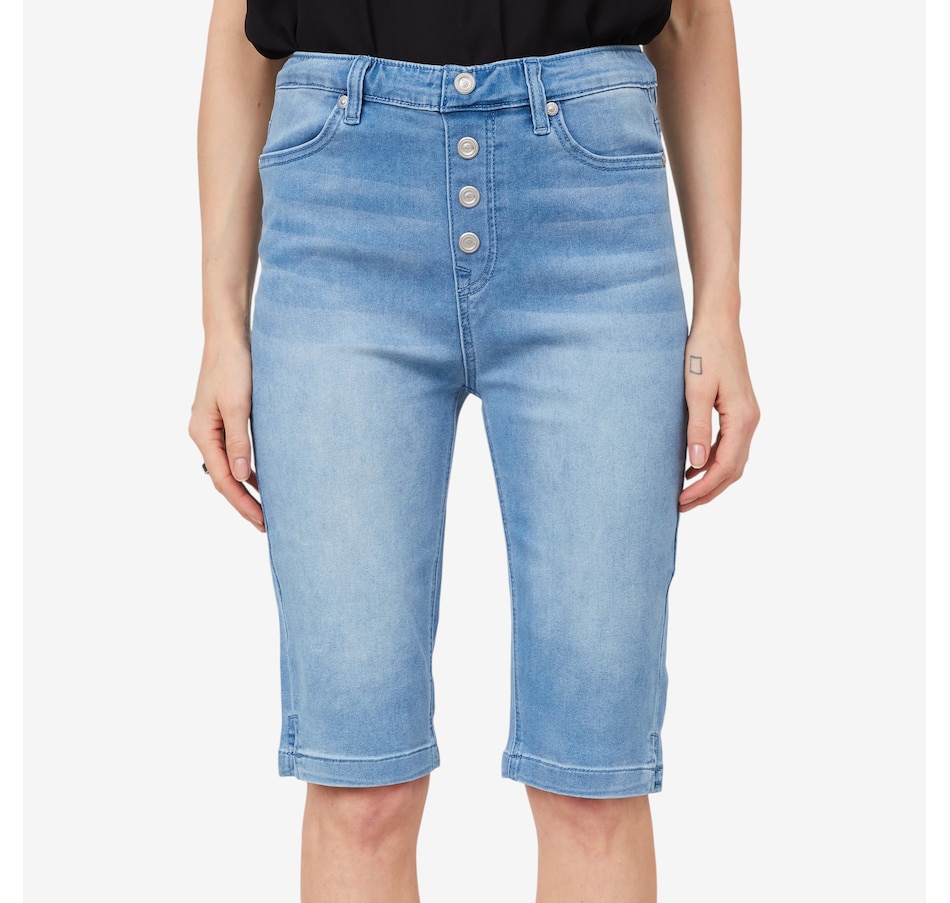 Image 206014_CHA.jpg, Product 206-014 / Price $24.33, Diane Gilman Faux Button Fly Bermuda from DG2 by Diane Gilman on TSC.ca's Fashion department