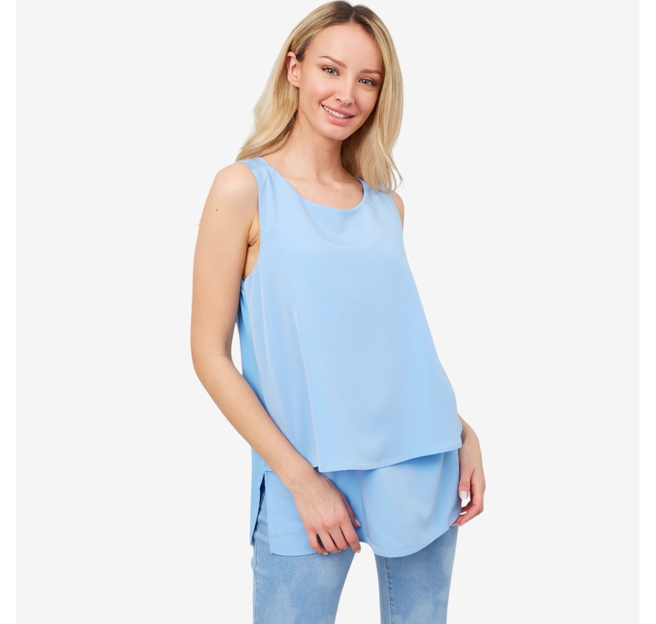 Image 206031_BLBEL.jpg, Product 206-031 / Price $19.33, Diane Gilman Easy Tank from DG2 by Diane Gilman on TSC.ca's Fashion department