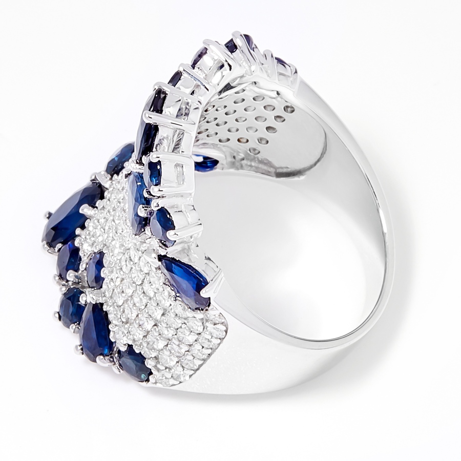 Image 206142_ALTMORE1.jpg, Product 206-142 / Price $4,599.99, EFFY Jewellery 14K White Gold Diamond and Natural Sapphire Ring from Effy Jewellery on TSC.ca's Jewellery department