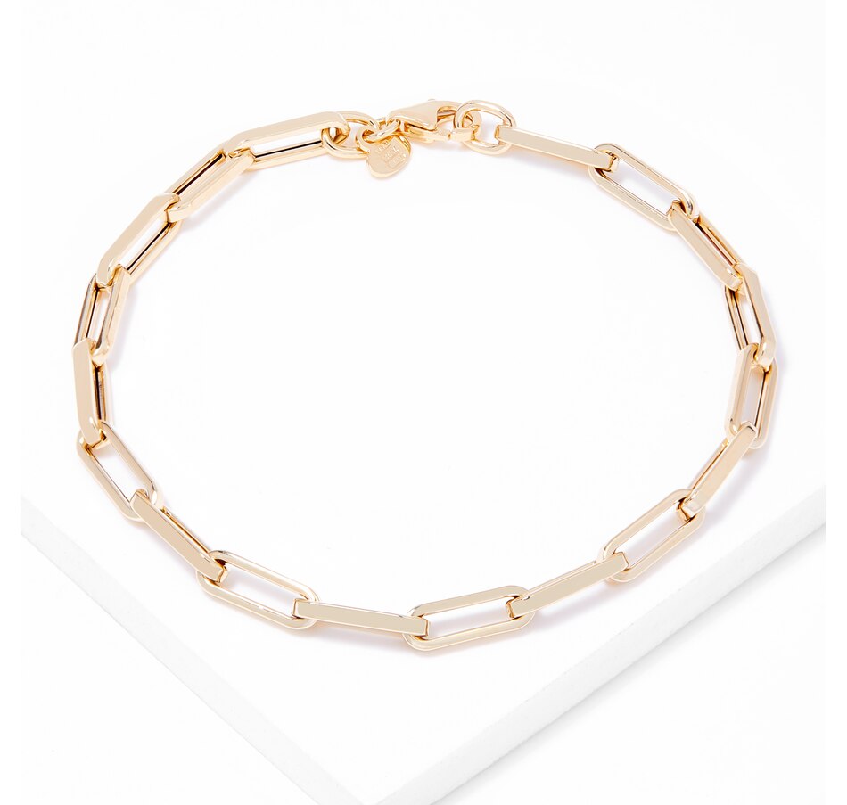 Image 206150_YGL.jpg, Product 206-150 / Price $379.99 - $429.99, Stefano Oro 14k Gold Voga Paperclip Bracelet from Stefano Oro on TSC.ca's Jewellery department