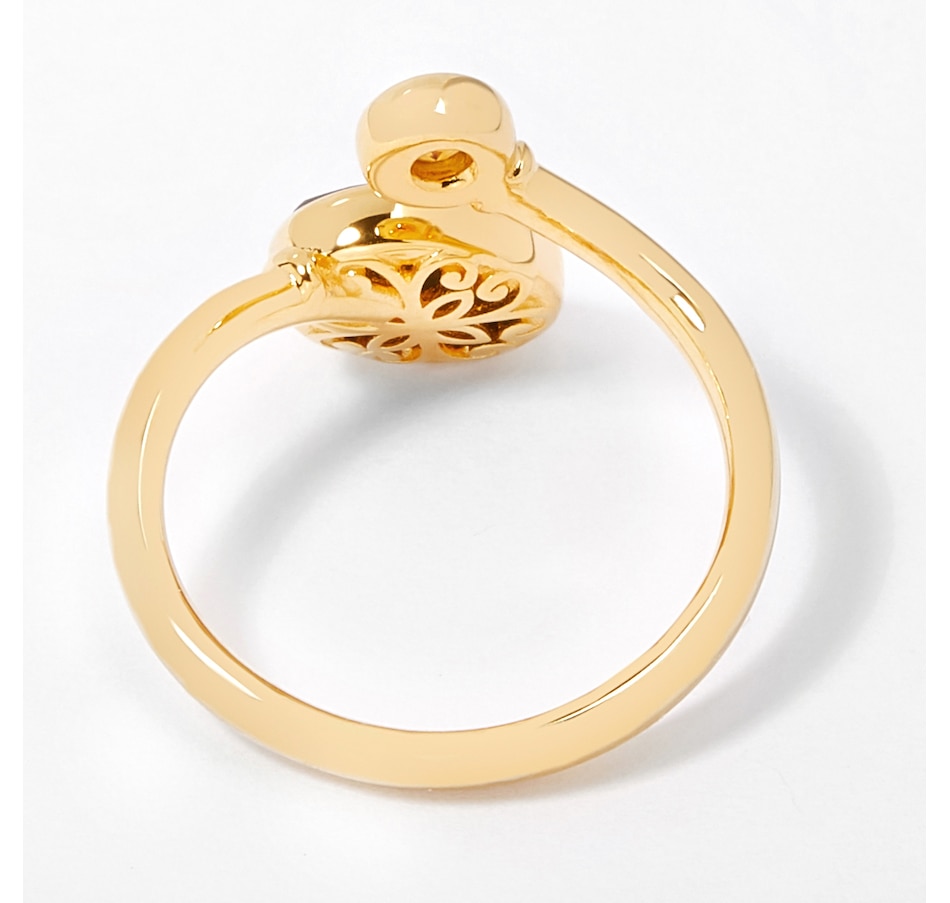 Image 206313_ALTMORE1.jpg, Product 206-313 / Price $289.33, Canadian Ammolite Gems Sterling Silver 9x7mm Oval Ammolite & Citrine Ring from Best of Gems on TSC.ca's Jewellery department