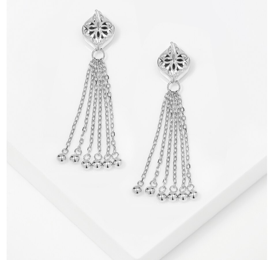 Jewellery Earrings Drop Earrings Canadian Ammolite Gems Sterling