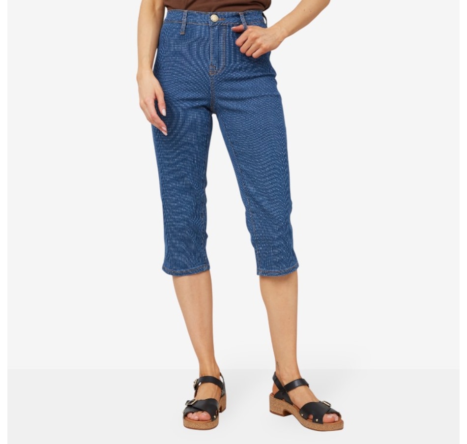 Image 206333_MTESE.jpg, Product 206-333 / Price $65.88, Diane Gilman Tri-Fit Starlet Capri from DG2 by Diane Gilman on TSC.ca's Fashion department