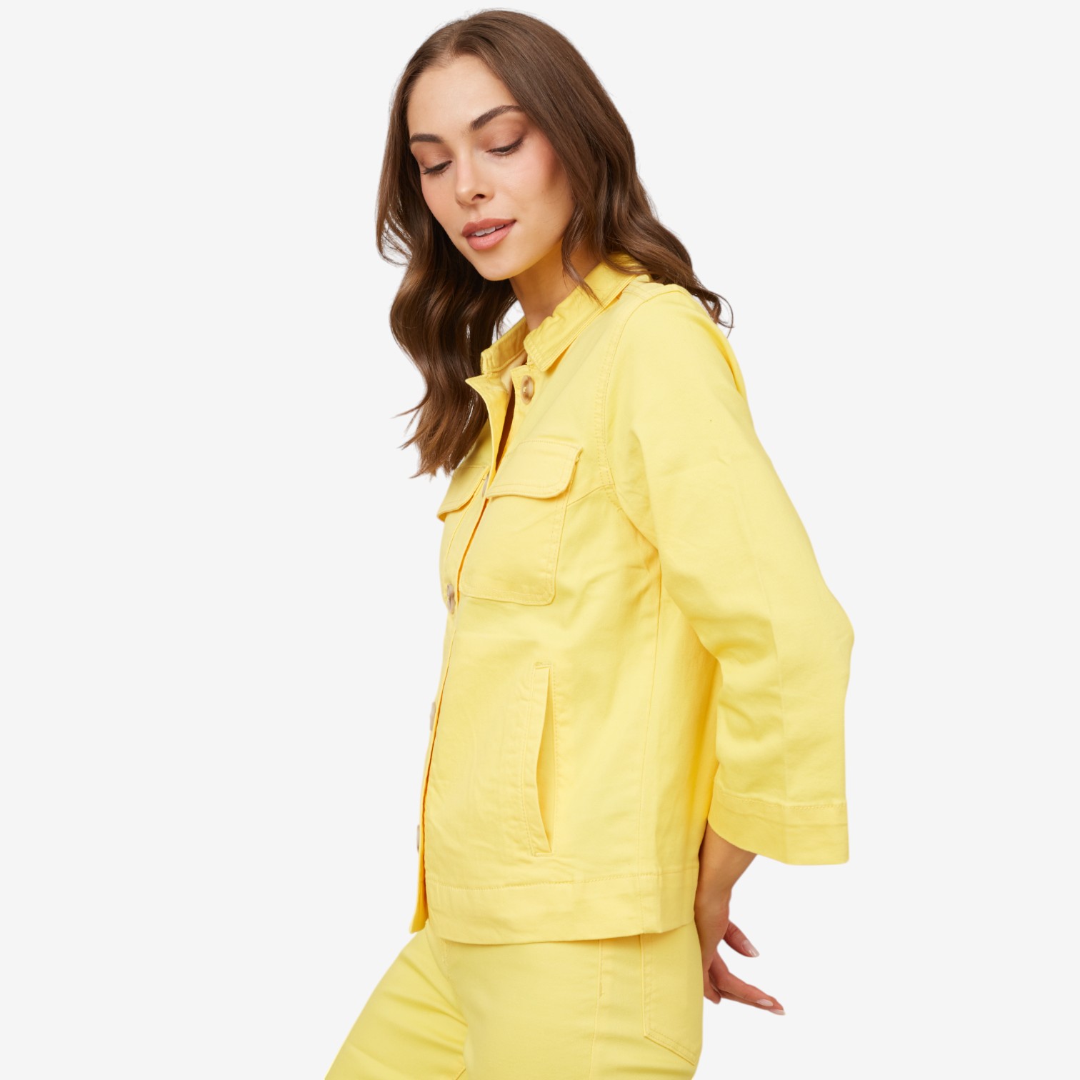 Diane Gilman Bracelet Sleeve Denim Jacket - TSC.ca