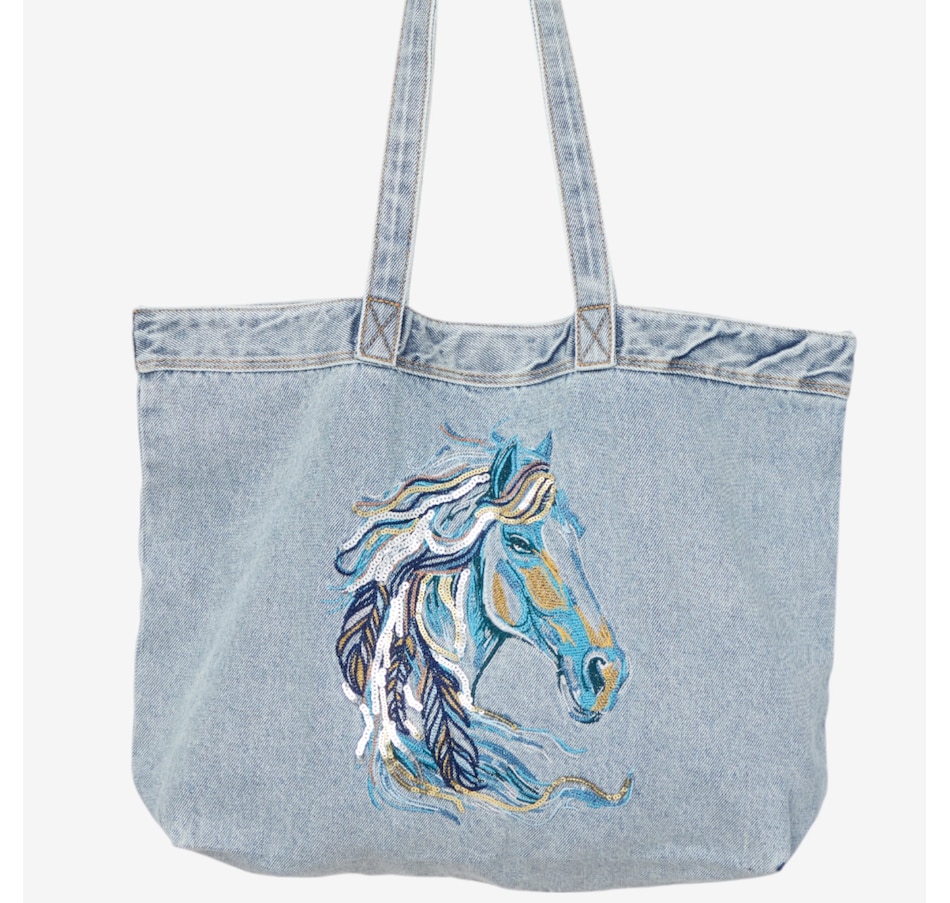 Image 206345_ALTMORE1.jpg, Product 206-345 / Price $70.88, Diane Gilman Embroidered Tote Bag from DG2 by Diane Gilman on TSC.ca's Fashion department