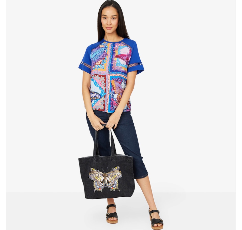 Image 206345_ALTMORE3.jpg, Product 206-345 / Price $70.88, Diane Gilman Embroidered Tote Bag from DG2 by Diane Gilman on TSC.ca's Fashion department