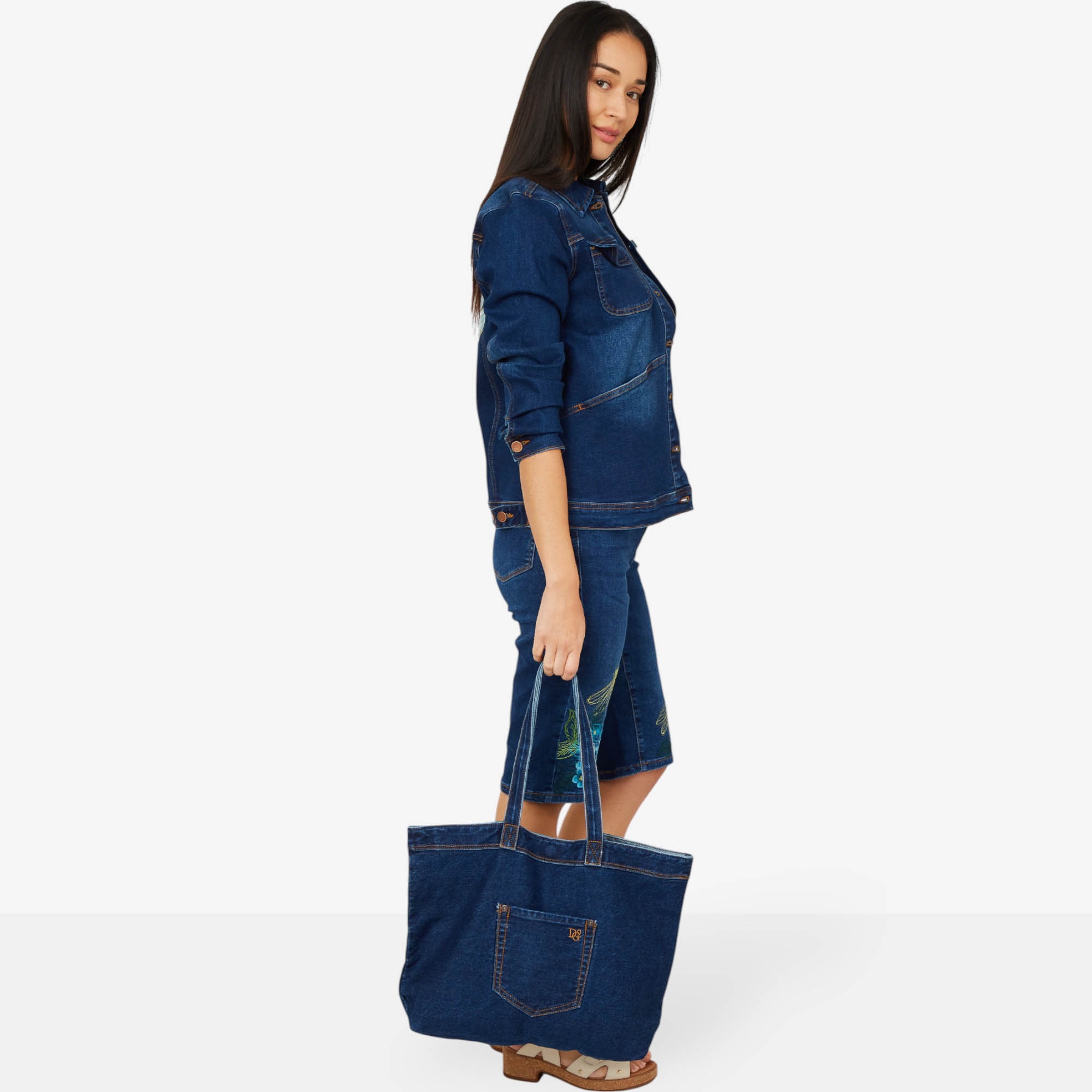 Diane Gilman Embroidered Tote Bag - TSC.ca