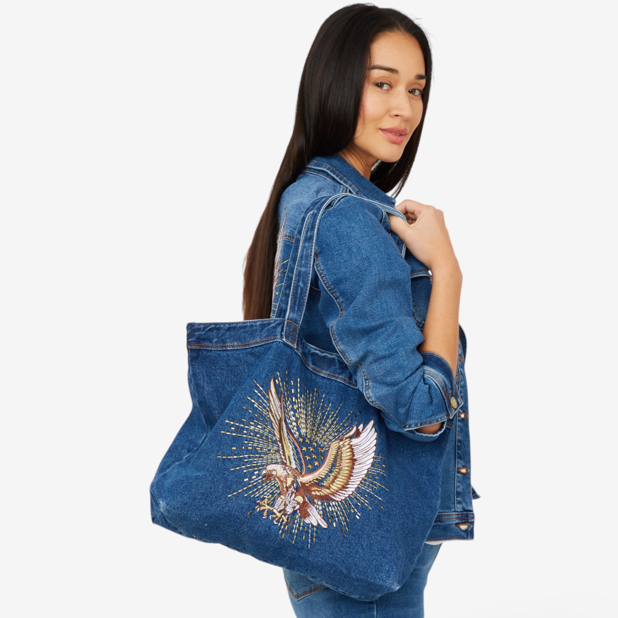 Diane Gilman Embroidered Tote Bag - TSC.ca