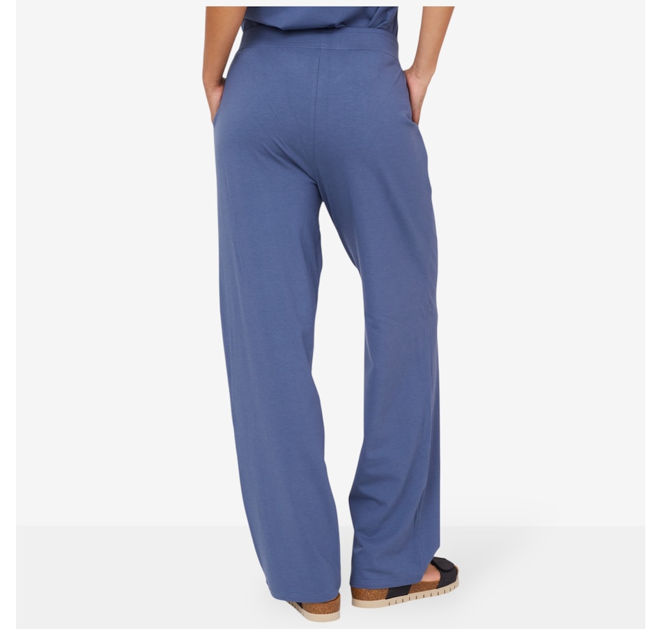 Image 206361_ALTMORE3.jpg, Product 206-361 / Price $24.88, Cuddl Duds Cottonwear+ Crochet Trim Straight Leg Pant from Cuddl Duds on TSC.ca's Fashion department