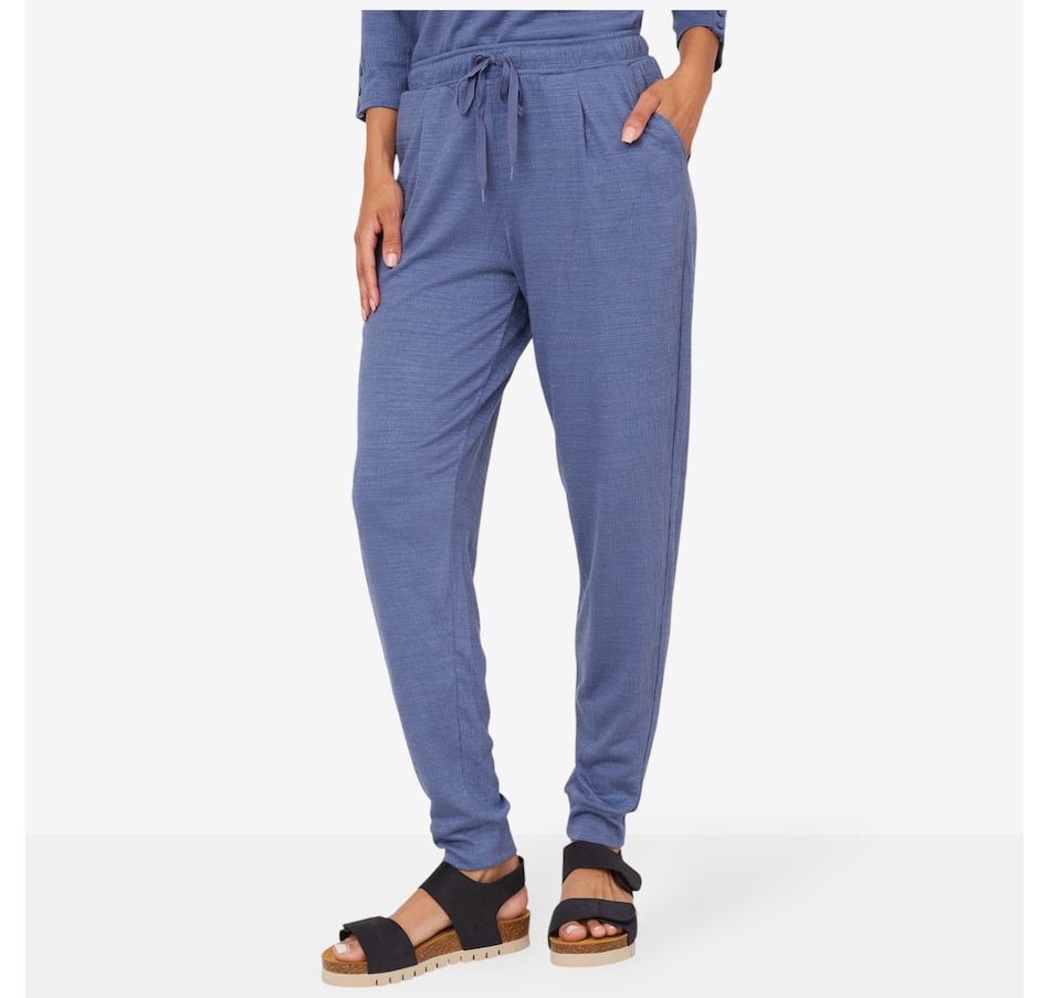 Image 206552_VTIND.jpg, Product 206-552 / Price $24.88, Cuddl Duds Slub Knit Tapered Pant from Cuddl Duds on TSC.ca's Fashion department