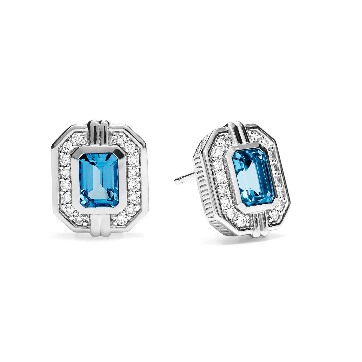 Judith ripka blue deals topaz earrings