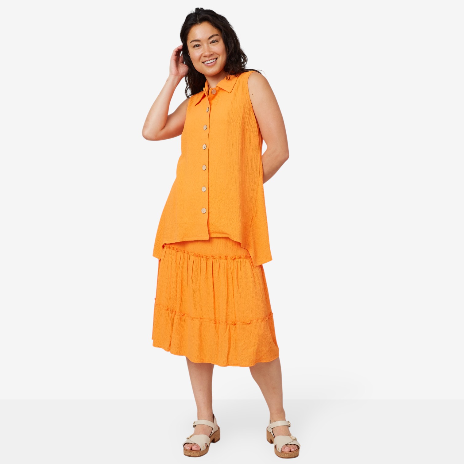 Nina Leonard Sleeveless Pebble Tunic Top - TSC.ca